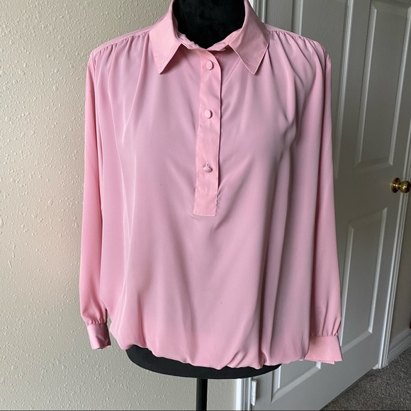 Vintage Appleseed’s Woman’s pink Blouse pullover - Picture 2 of 13